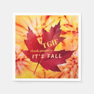 TGIF-dankbaarheid - Het is de Herfst herfst. Servet