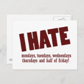 TGIF-design Briefkaart (Voorkant / Achterkant)