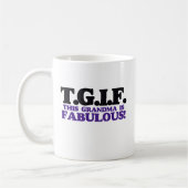 TGIF deze oma is geweldig Koffiemok (Links)