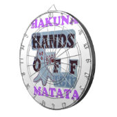 TGIF Hakuna Matata zit in Boo Funny Face Dartbord (Voorkant Rechts)