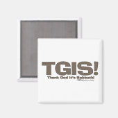 TGIS Sabbath ontwerp Magneet (Voorkant / Achterkant)