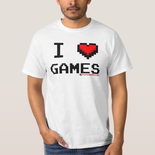 TGS I Heart Games T-shirt (Voorkant)