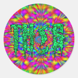 TH!S Grime Logo Trippy Stickers