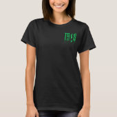 TH ! T-shirt de logo de crasse de S [femmes ; (Devant)