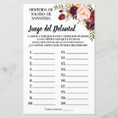 Tha Schort vrijgezellenfeest Spaans (Achterkant)