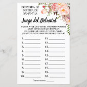 Tha Schort vrijgezellenfeest Spaans (Achterkant)