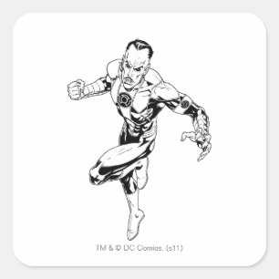 Thaal Sinestro 3 Vierkante Sticker