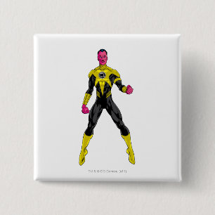 Thaal Sinestro 4 Vierkante Button 5,1 Cm