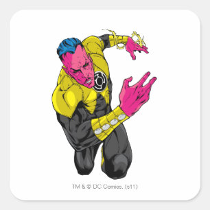 Thaal Sinestro 7 Vierkante Sticker