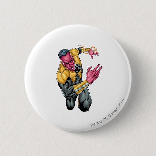 Thaal Sinestro 8 Ronde Button 5,7 Cm (Voorkant)