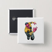 Thaal Sinestro 8 Vierkante Button 5,1 Cm (Voorkant /achterkant)