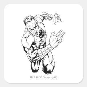 Thaal Sinestro 9 Vierkante Sticker