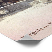 Thacher School Pergola ViewOjai, CA Poster (Hoek)