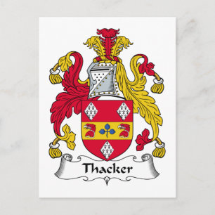 Thacker Family Crest Briefkaart