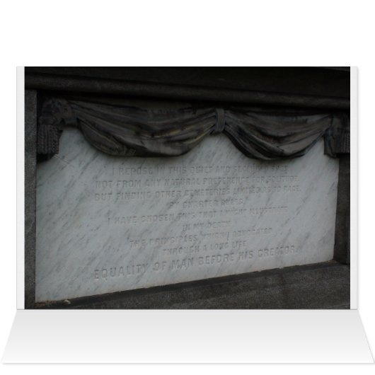 Thaddeus Stevens Card (Intérieur Horizontal (Haut))