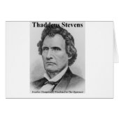 Thaddeus Stevens Card (Devant horizontal)