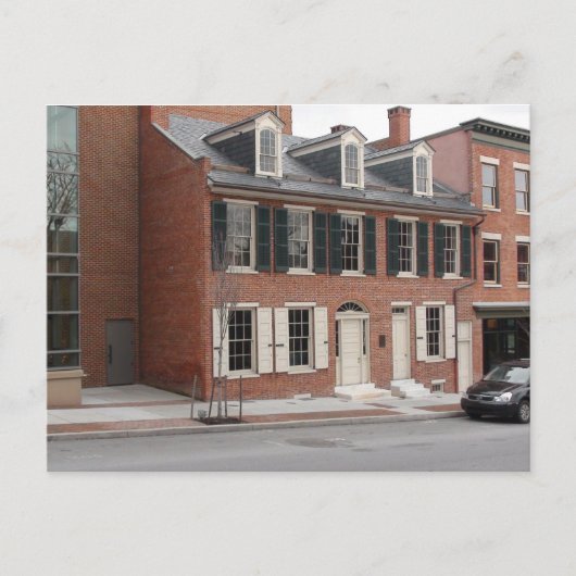 Thaddeus Stevens Lancaster Home Briefkaart (Voorkant)