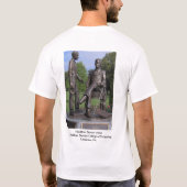 Thaddeus Stevens standbeeld met Stevens citaat T-S T-shirt (Achterkant)