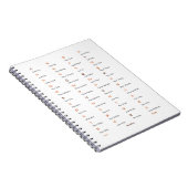 Thai Alphabet Consonant Class Notebook Notitieboek (Rechterzijde)