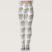 Thai Battle Elephant Pattern Leggings (Voorkant)
