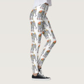 Thai Battle Elephant Pattern Leggings (Rechts)
