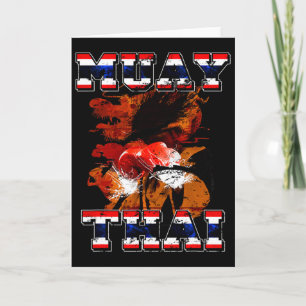 Thai Bokser Cadeau Thailand Muay Thai Kunst Ki Kaart
