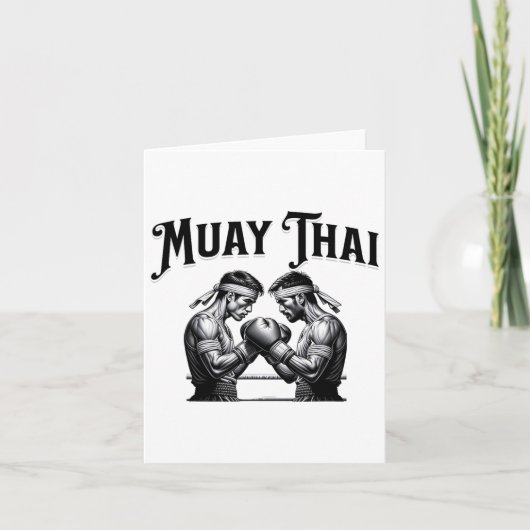 Thai Boxing Kaart (Voorkant)