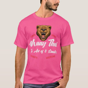 Thai Boxing Kickboxing Muay Thai Beer T-shirt