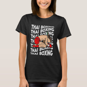 Thai Boxing Kickboxing Sports Boxer Muay Thai Mann T-shirt