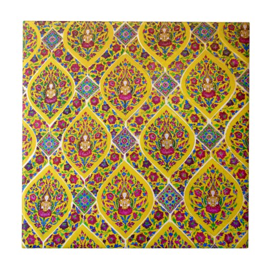 Thai buddha-ontwerp tegeltje (Voorkant)