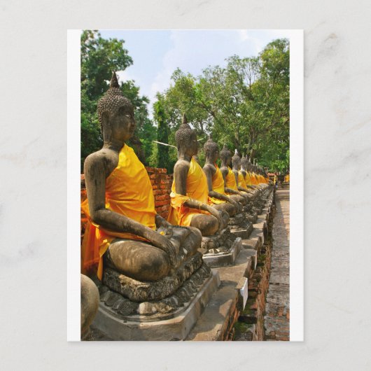 Thai Buddhas Briefkaart (Voorkant)