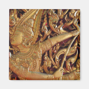 Thai Buddhist Temple Detail Magneet