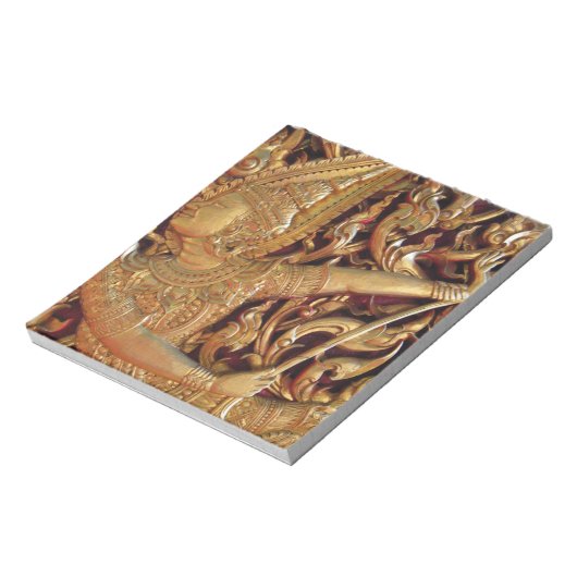 Thai Buddhist Temple Detail Notitieblok (Gedraaid)