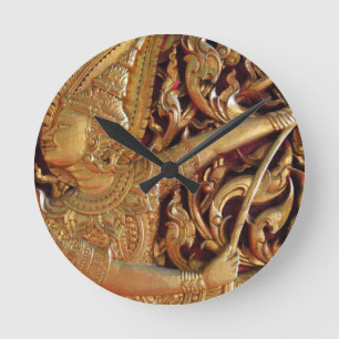 Thai Buddhist Temple Detail Ronde Klok