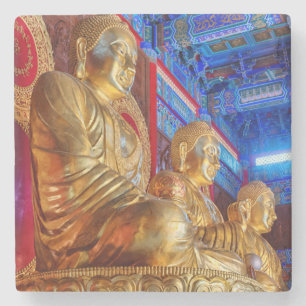 Thai China Buddha Afbeelding standbeeld Stenen Onderzetter