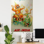 Thai Dance |  Bangkok Thailand Reis Poster (Thuiskantoor)