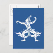 Thai Dancer ⚠ Thailand Sign ⚠ Briefkaart (Voorkant / Achterkant)