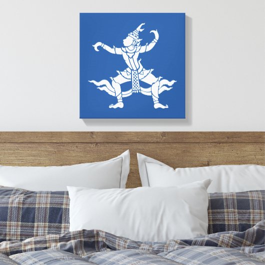 Thai Dancer ⚠ Thailand Sign ⚠ Canvas Afdruk (Insitu (Slaapkamer))