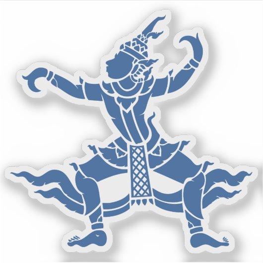 Thai Dancer ⚠ Thailand Sign ⚠ Sticker (Voorkant)