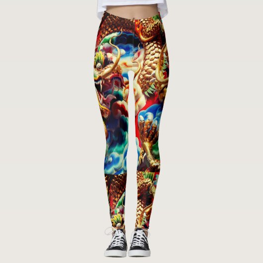 Thai Dragon Leggings (Voorkant)