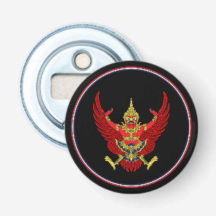 Thai Flag Bottle Opener, Thailand Embleem / Partij Button Flesopener