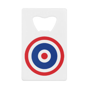 Thai Flag Roundel Target Kredietkaart Flessenopener