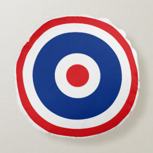 Thai Flag Roundel Target Rond Kussen