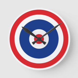 Thai Flag Roundel Target Ronde Klok