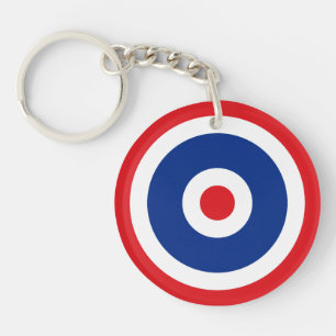 Thai Flag Roundel Target Sleutelhanger