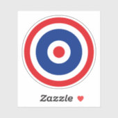 Thai Flag Roundel Target Sticker (Vel)