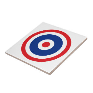 Thai Flag Roundel Target Tegeltje