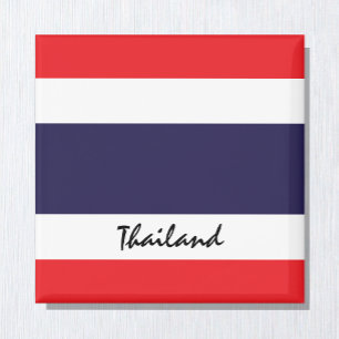 Thai flag & Thailand holiday/fans Magneet