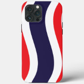 Thai Flag Wave Case-Mate iPhone Case (Achterkant)