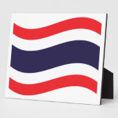 Thai Flag Wave Fotoplaat (Zijkant)